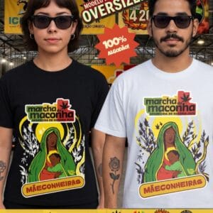 Camiseta Marcha da Maconha Aparecida de Goiânia 2026